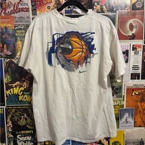 Nike White Graphic Short Sleeve Tee